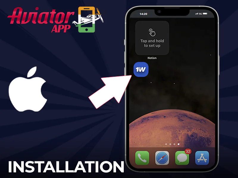 Installation procedure the Aviator App on iOS